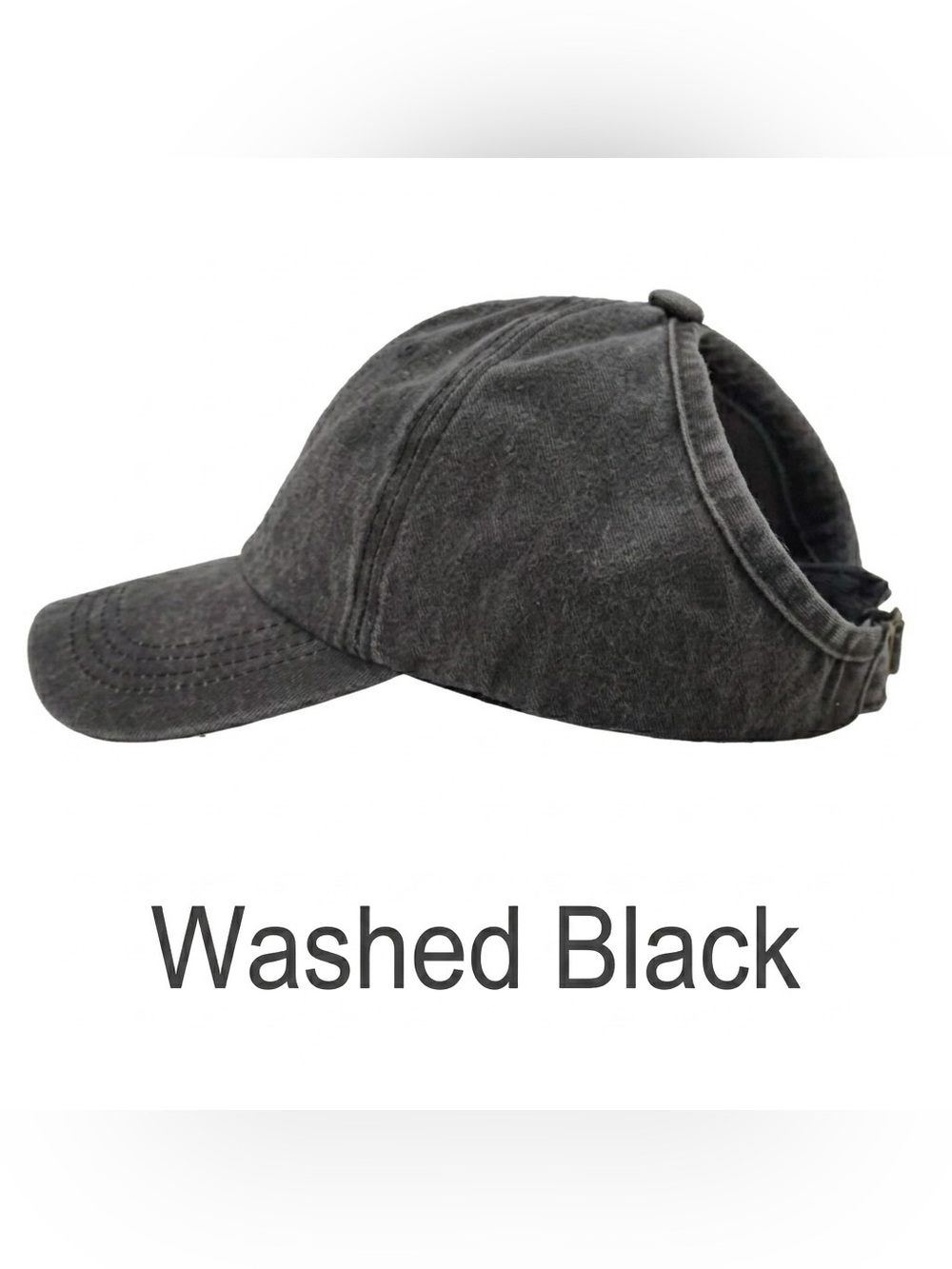❤️Buy Now Price❤️ Ponytail Baseball Cap, Backless Messy Bun Hat - Choose 1 - Picture 3 of 16